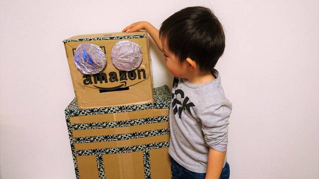 子どもが着る段ボールロボットを手作り 親子で簡単工作しよう Chiik