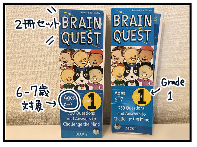 おうち英語】発話を促すNo.1おすすめゲーム「BRAIN QUEST」 - Chiik