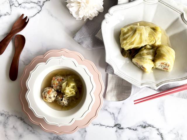 離乳食レシピ ロールキャベツ から簡単取り分け親子ごはん Chiik