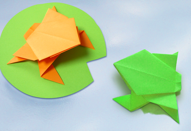 折り紙で楽しく能力を育もう ぴょこぴょこカエル Chiik チーク 乳幼児 小学生までの知育 教育メディア