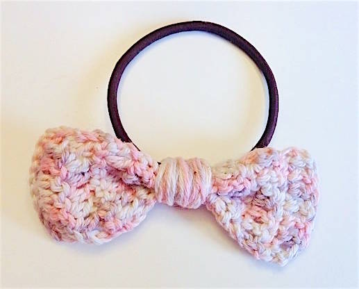 女の子心をくすぐるリボンモチーフの手作り鍵編みヘアアクセ Chiik