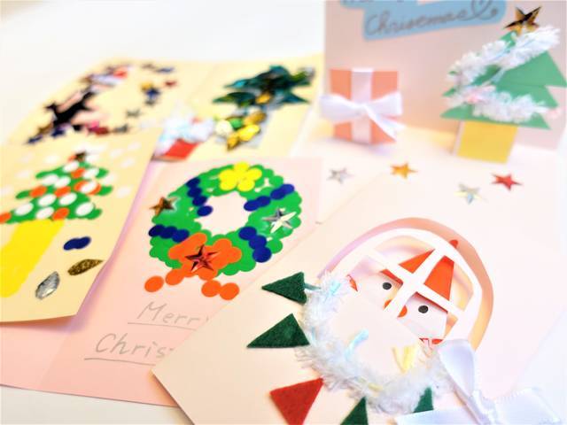 子どもとクリスマスカードを手作りしよう 年齢別アイデア3選 Chiik