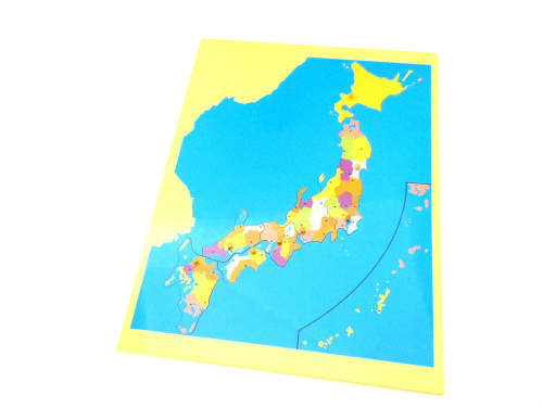 地図パズル 日本 - モンテッソーリ教具の店Montehippo (3457)
