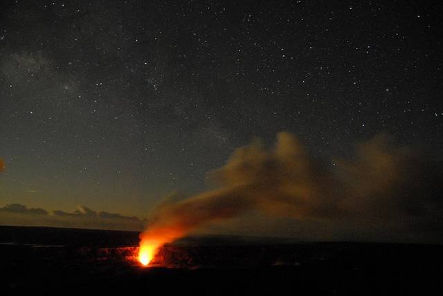 無料の写真: 火山, 泊, 白熱, 火, 煙, 星, ハワイ, アメリカ - Pixabayの無料画像 - 682401 (10652)