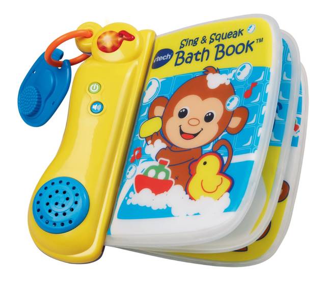 Amazon | Vテック　お風呂で赤ちゃんと英語と音楽をたのしむ絵本 | お風呂用おもちゃ 通販 (14201)