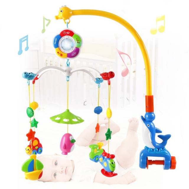 Amazon.co.jp： Wishtime 赤ちゃん おやすみメリー 0歳から ベッドメリー 幼児 モビール おもちゃ 音楽 知育玩具: おもちゃ (18926)