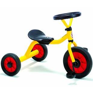 Amazon | ボーネルンド　ウィンザー社　ペリカン三輪車丸ハンドル黄色 | 三輪車・おもちゃ 通販 (22954)