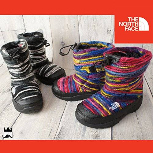 Amazon | (ザノースフェイス)THE NORTH FACE NFJ51580 Youth Nuptse Bootie Wool Luxe 17.0cm(US11) KW(ブラックミックスウール) | ブーツ (26148)