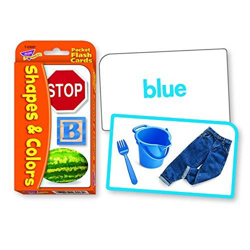 Amazon | Trend Enterprises ポケットサイズ フラッシュカード(子供向け英単語 学習カード)形と色 | 外国語 通販 (31404)