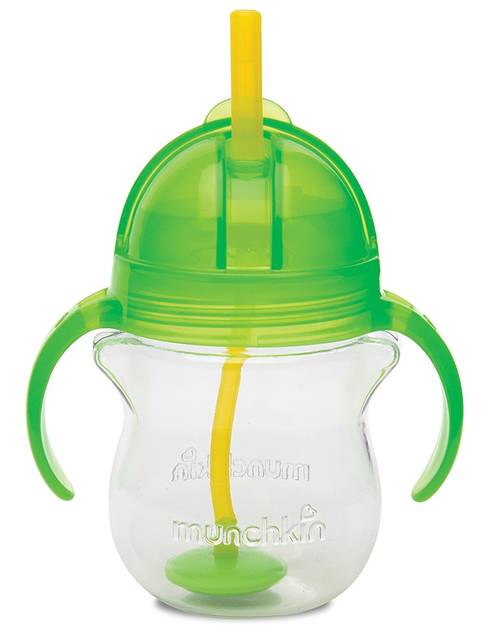 Amazon | Straw Cup - Munchkin - Click Lock 7oz Weighted Green New : Munchkin | ベビー＆マタニティ オンライン通販 (40178)