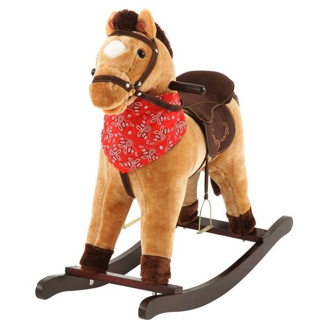 乗って遊べる ロッキングホース お馬さん 木馬 乗用玩具 ロッキング木馬
