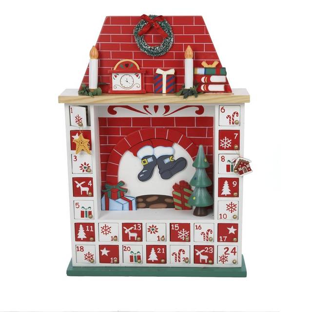 Amazon.co.jp： クルトS.アドラー社C6207クルトアドラー15 ''装飾と木製の煙突クリスマスアドベントカレンダー: generic (70512)