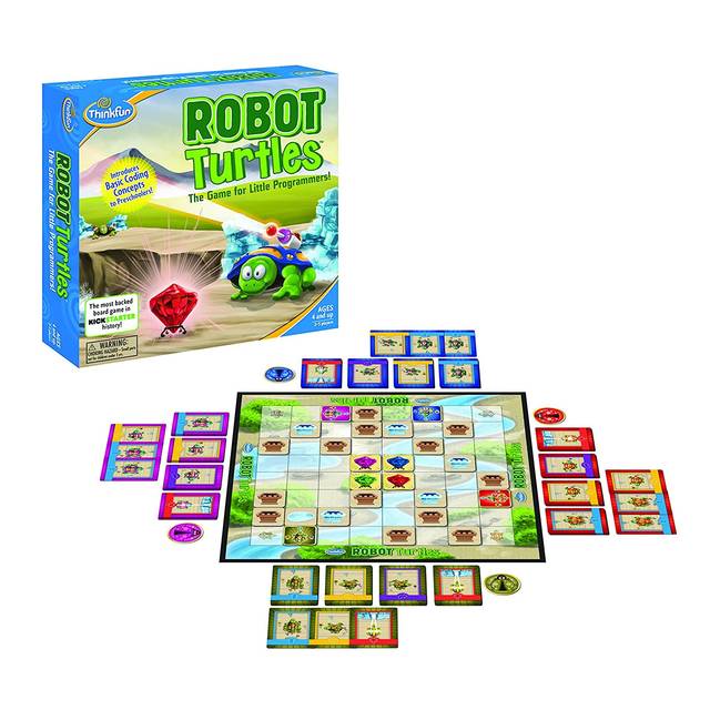 Amazon | シンクファン (ThinkFun) ロボット・タートルズ (Robot Turtles) [正規輸入品] ボードゲーム | ロボット・子供向けフィギュア | おもちゃ 通販 (71625)