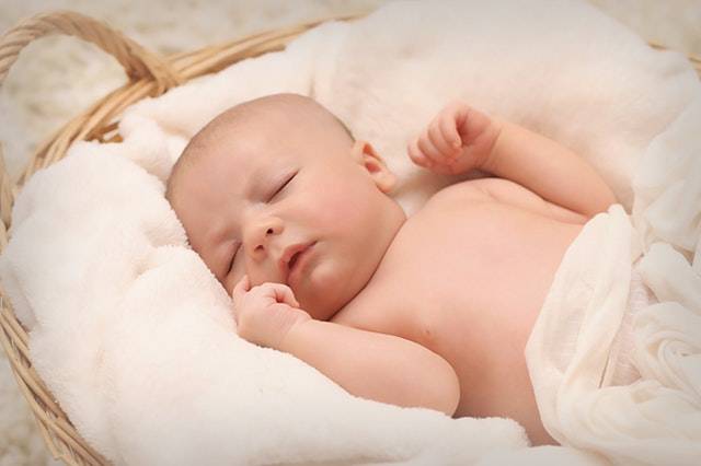 Baby Sleeping on White Cotton · Free Stock Photo (71759)