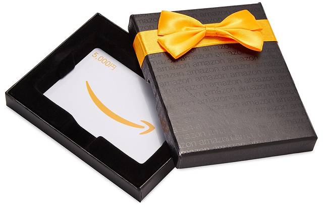 Amazon.co.jp： Amazonギフト券(ボックスタイプ) - 5,000円(クラシックブラック): Amazonギフト券 (79257)