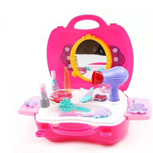 Amazon | おままごと 収納トランクセット おもちゃ お化粧 メイクアップ コスメティック 女の子 メイクセット | セット | おもちゃ (85281)