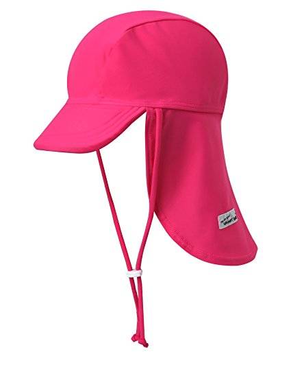 Amazon | Vaenait Babyベビー 子供水着日焼け予防UVカットフラップキャップ帽子 Hot Pink S | マリンウェア 通販 (91856)