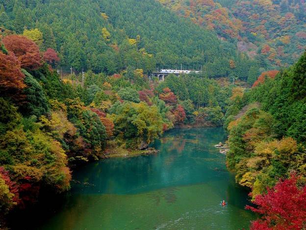 秋の白丸湖 - 写真共有サイト「フォト蔵」 (110659)