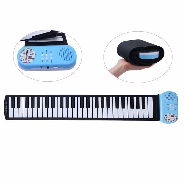 Amazon | CAHAYA ロールピアノ 49鍵 折畳 電子ピアノ 楽器 玩具 初心者 練習 日本語説明書付き | 電子ピアノ | 楽器 (113195)