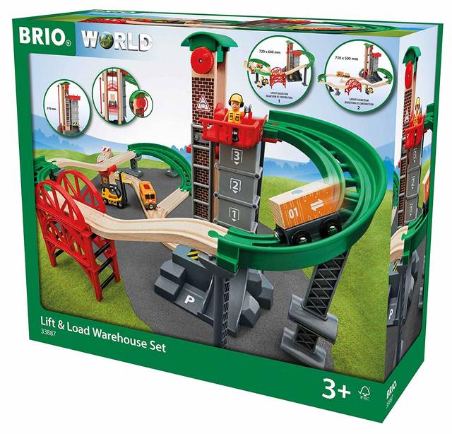 Amazon | BRIO WORLD ウェアハウスレールセット | 車両・レールセット | おもちゃ (116558)