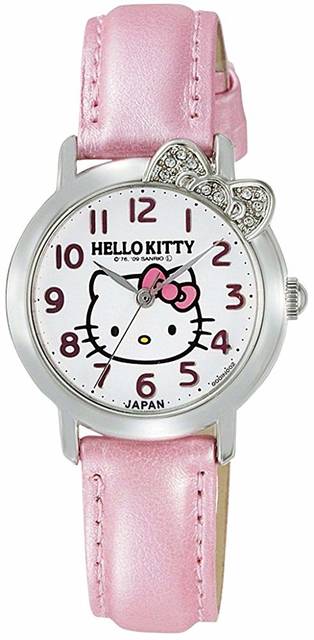 Amazon | [シチズン キューアンドキュー]CITIZEN Q&Q 腕時計 ハローキティ アナログ 革ベルト 日本製 ホワイト × ピンク 0001N001 レディース | CITIZEN Q&Q(シチズン Q&Q) | 腕時計 通販 (122769)