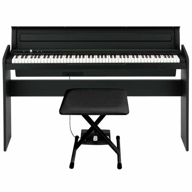 Amazon | KORG 電子ピアノ LP-180-BK 88鍵 ブラック 椅子セット | 電子ピアノ | 楽器 (125269)