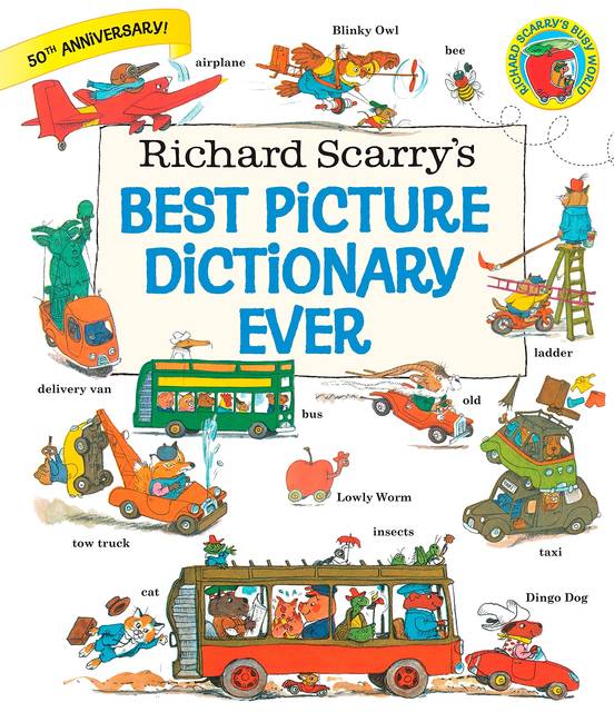 Amazon | Richard Scarry's Best Picture Dictionary Ever (Giant Little Golden Book) | Richard Scarry | Foreign Language (127900)