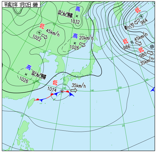 File:平成31年1月12日6時の天気図.png - Wikimedia Commons (129568)