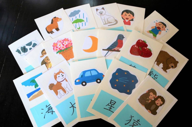 てづくりに挑戦 遊んで学ぼう石井式漢字カード Chiik