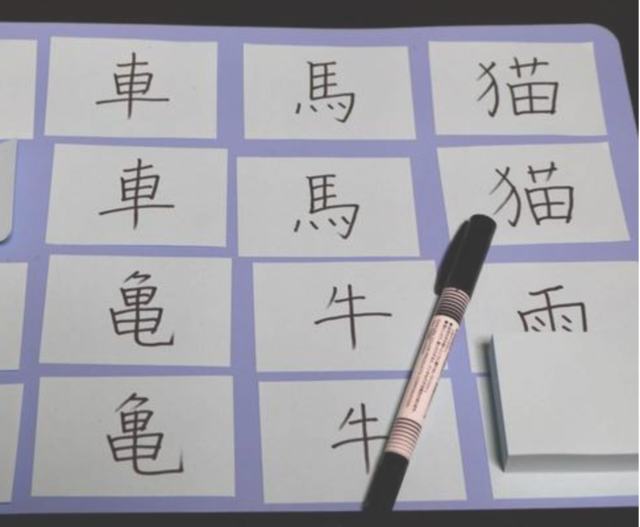 てづくりに挑戦 遊んで学ぼう石井式漢字カード Chiik