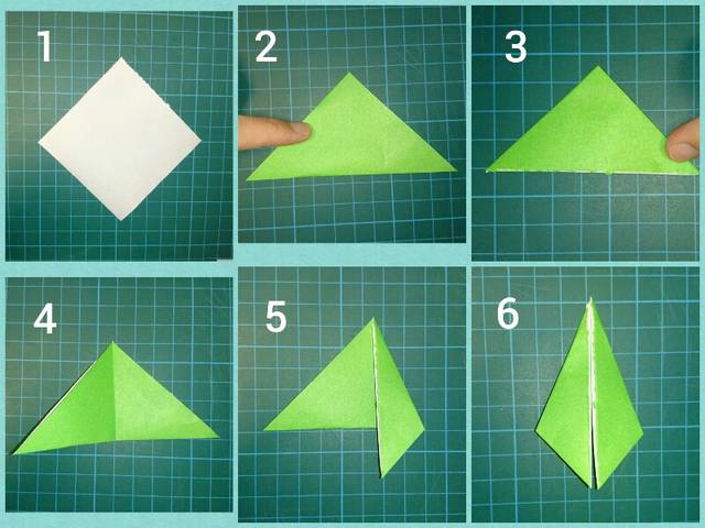 折り紙で作る葉っぱ付き朝顔 子どもにも折れる簡単な折り方 Chiik チーク 乳幼児 小学生までの知育 教育メディア