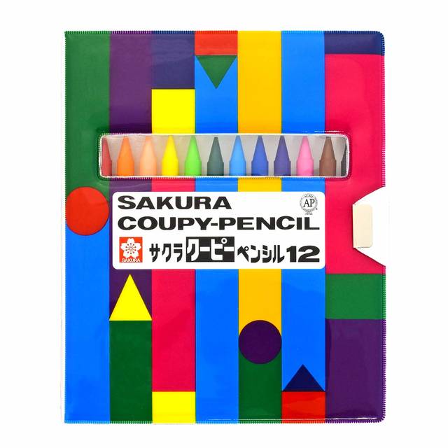 Amazon | サクラクレパス 色鉛筆 クーピー 12色 ソフトケース入り FY12-R1 | 色鉛筆 | 文房具・オフィス用品 (139934)