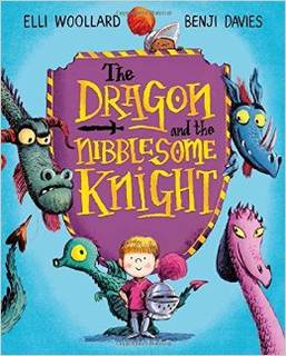 Amazon.co.jp： The Dragon and the Nibblesome Knight: Elli Woollard, Benji Davies: 洋書 (10280)