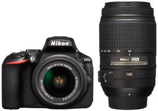 Amazon.co.jp： Nikon デジタル一眼レフカメラ D5500 ダブルズームキット ブラック  2416万画素 3.2型液晶 タッチパネルD5500WZBK: カメラ (17095)