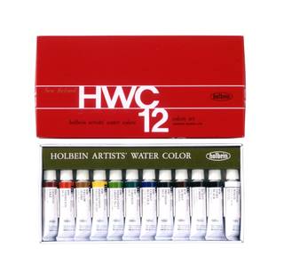 Amazon | ホルベイン 透明水彩絵具 12色セット W401 5ml(2号) | 絵具 通販 (22529)