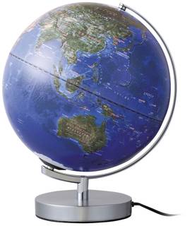 Amazon | レイメイ藤井 地球儀 衛星画像タイプ ライト付き 30cm OYV257 | 地球儀 | 文房具・オフィス用品 (37262)