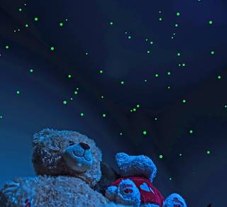 Amazon｜Star Vistas 天井に満天の星空を 暗い部屋で光るシール 蓄光 ウォールステッカー 大容量 ３サイズ ５２８個入り 星座ブック付き [並行輸入品]｜ウォールステッカー オンライン通販 (46343)
