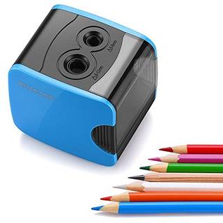 Amazon | SMARTRO 電動鉛筆削り 色鉛筆用 鉛筆用 電動シャープナー | 鉛筆削り | 文房具・オフィス用品 (58018)