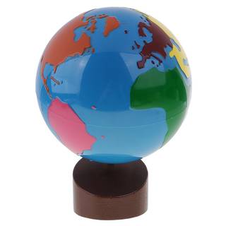 Amazon | Baosity 地球儀　地球グローブ　スタンドあり　モンテッソーリ　地理　子供　ベビー　早期学習　学前教育　おもちゃ | すうじ・図形・計算 | おもちゃ (93073)