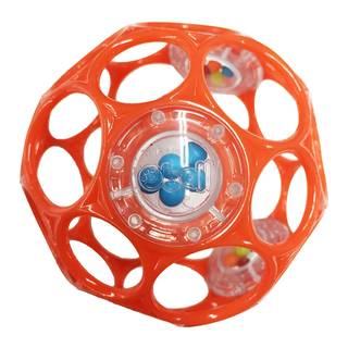 Amazon | O'ball オーボール ラトル オレンジ (81119) by Kids II | ベビー用ボール | おもちゃ (98457)