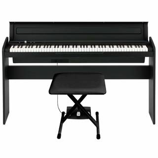 Amazon | KORG 電子ピアノ LP-180-BK 88鍵 ブラック 椅子セット | 電子ピアノ | 楽器 (124148)