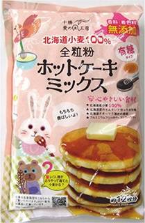 Amazon | 北海道小麦 全粒粉ホットケーキミックス500g アルミニウムフリーベーキングパウダー使用 | 麦の風工房 | ホットケーキ・ケーキミックス 通販 (127727)