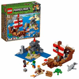 Amazon | レゴ(LEGO) マインクラフト 海賊船の冒険 21152 | ブロック | おもちゃ (132338)