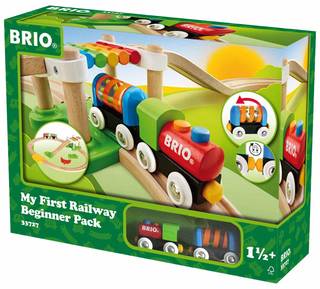 Amazon | BRIO (ブリオ) レールウェイ マイファースト ビギナーセット [ 木製レール おもちゃ ] 33727 | 車両・レールセット | おもちゃ (144160)