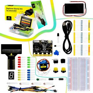 Amazon | BBC micro:bit(マイクロビット)用KEYESTUDIO初心者用スターターキット 日本語マニュアル | KEYESTUDIO | パソコン・周辺機器 通販 (155776)