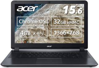 Amazon | Chromebook クロームブック Acer ノートパソコン 15.6型WXGA液晶 日本語キーボード CB3-532 グラナイトグレイ グーグル Google | 日本エイサー | パソコン・周辺機器 通販 (157544)
